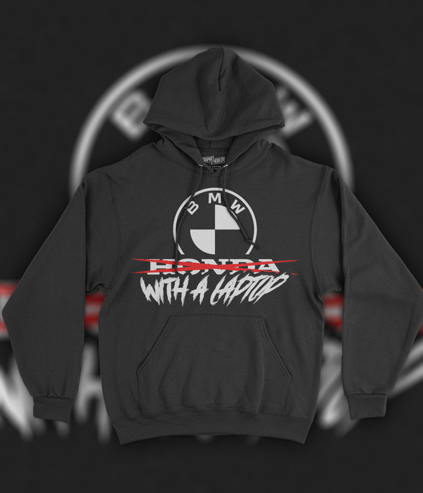 BMW With A Laptop Hoodie